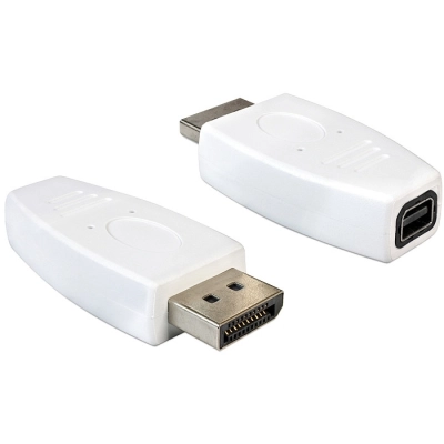 Adapter DELOCK, DisplayPort (M) na mini DisplayPort (Ž), bijeli 65237  