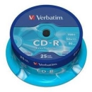 Medij CD-R VERBATIM 43432, 80min, 52x, spindle 25 komada