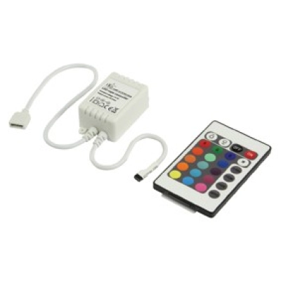 RGB kontroler 1.0 , izbor od 16 stalnih boja,4 dinamička moda, McShine   - Napajanja za LED i pribor