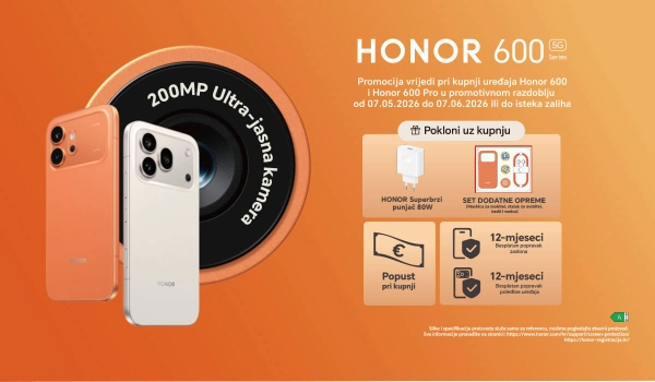 Novi Honor 600 – kamera, pokloni i odlična promocija u jednom!