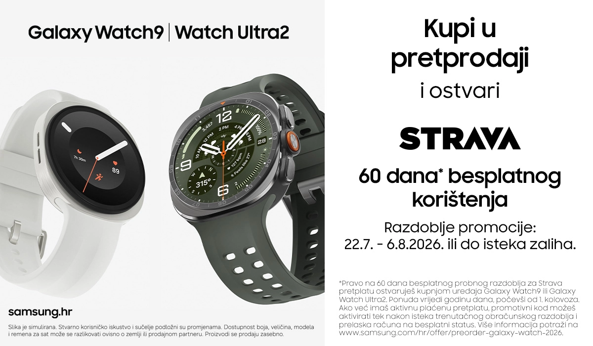 Prednaruči novi Samsung Galaxy Watch Ultra2 i Galaxy Watch9!