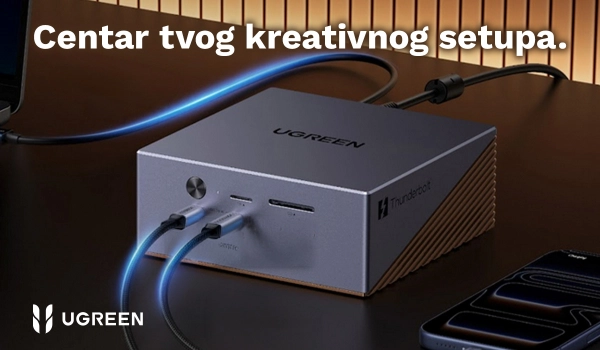 UGREEN Maxidok: Thunderbolt 5 docking stanica koja objedinjuje cijelo radno okruženje