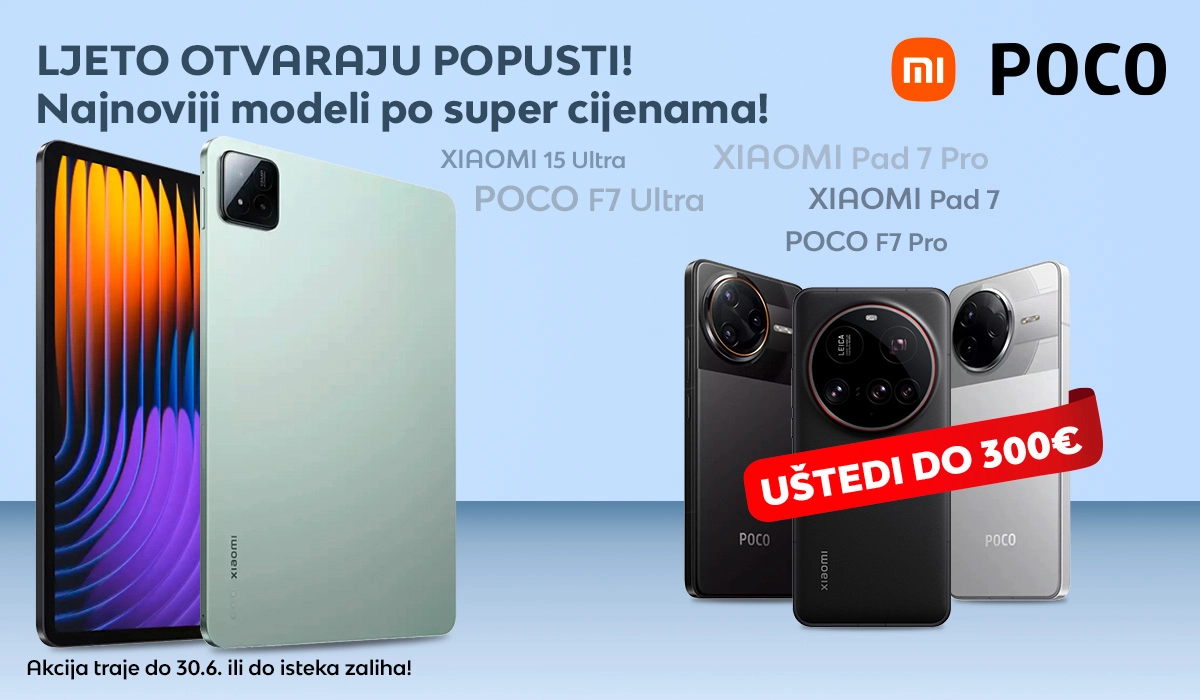 Velika Xiaomi akcija u Chipoteci: Više od 30 uređaja uz uštede do 300 €